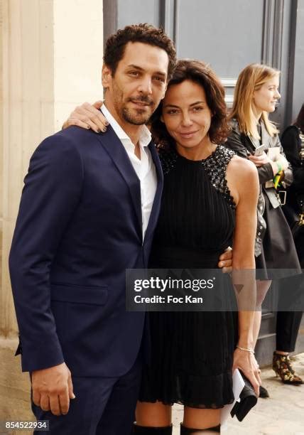 Tomer Sisley and Sandra Zeitoun attend the Christian Dior show .